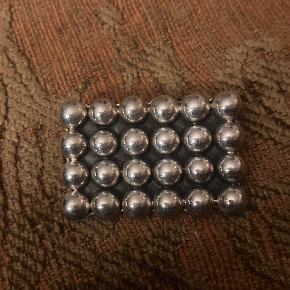 Taxco Deco style Sterling Brooch